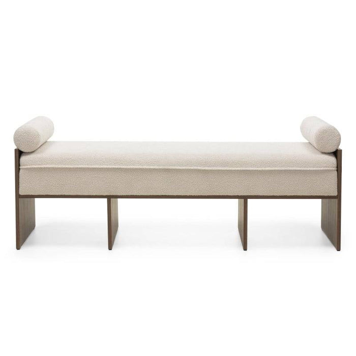 Panchetta FOPPO Bouclé Beige Chiaro, Noce Wisconsin