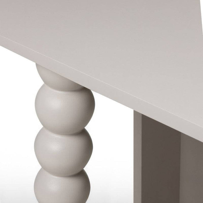 Scrivania ORELIA cashmere con gamba decorativa