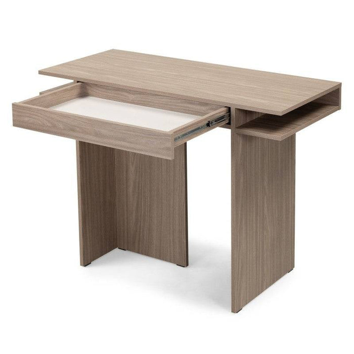 Scrivania/Console ANSO con cassetto, quercia perla