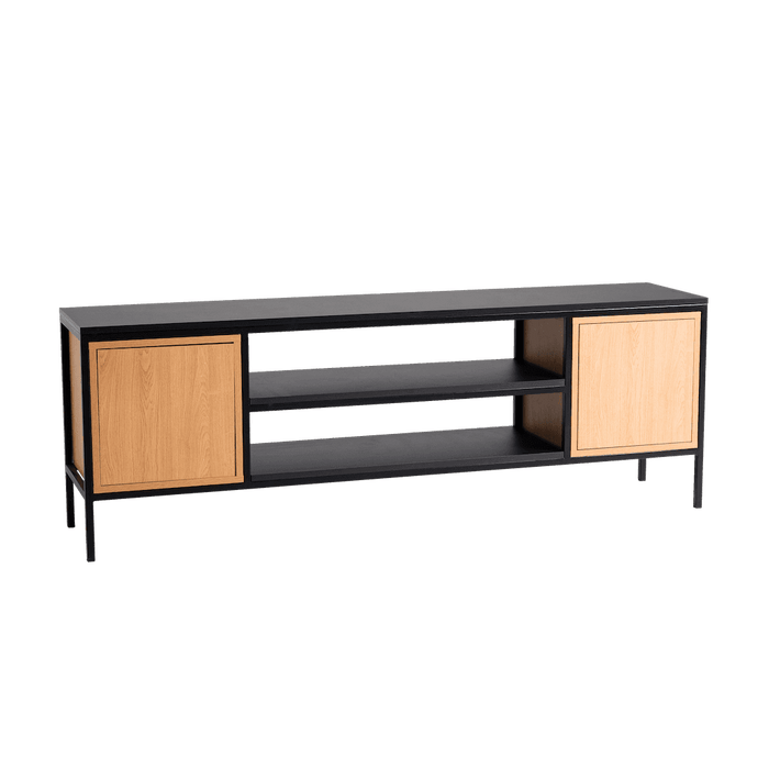 Scaffale RTV SKAP 3R1 con Sportello - nero