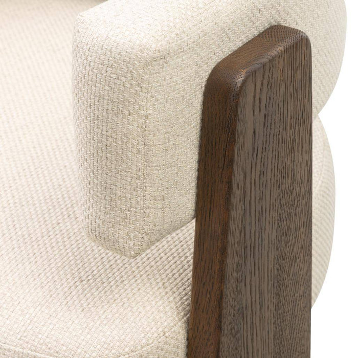 Sedia da Pranzo MOCHA Beige e Rovere Mocha