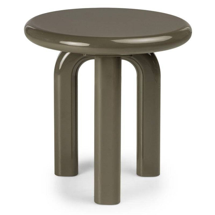 Tavolino laterale FLIM 50 cm, verde/grigio