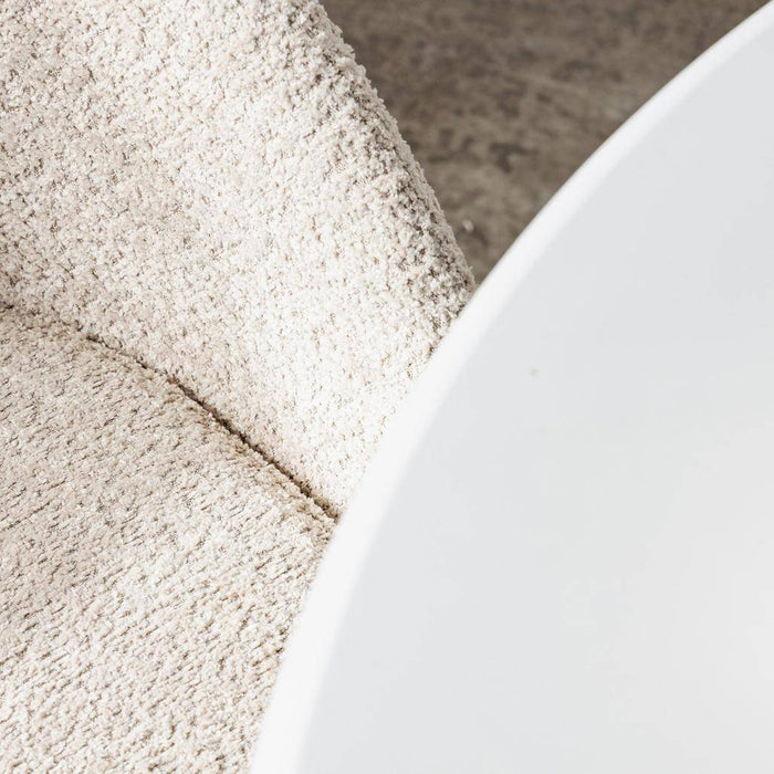 Sedia DEAN, beige bouclé