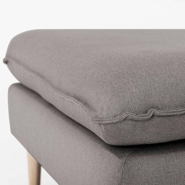 Pouf POSH WOOD - Acciaio, Legno Naturale