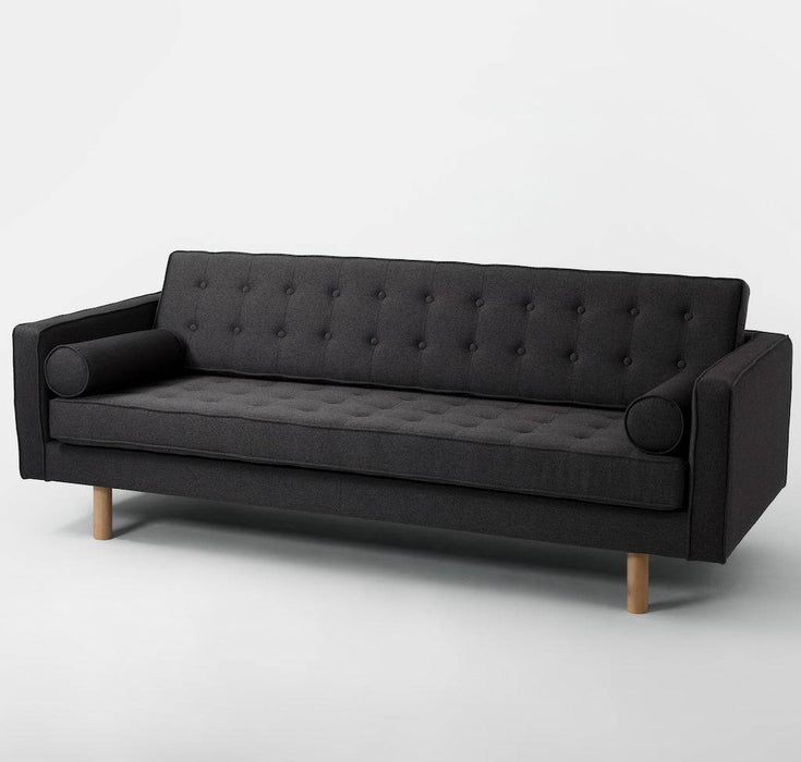 Divano Letto TOPIC WOOD, Carbon, Legno Naturale