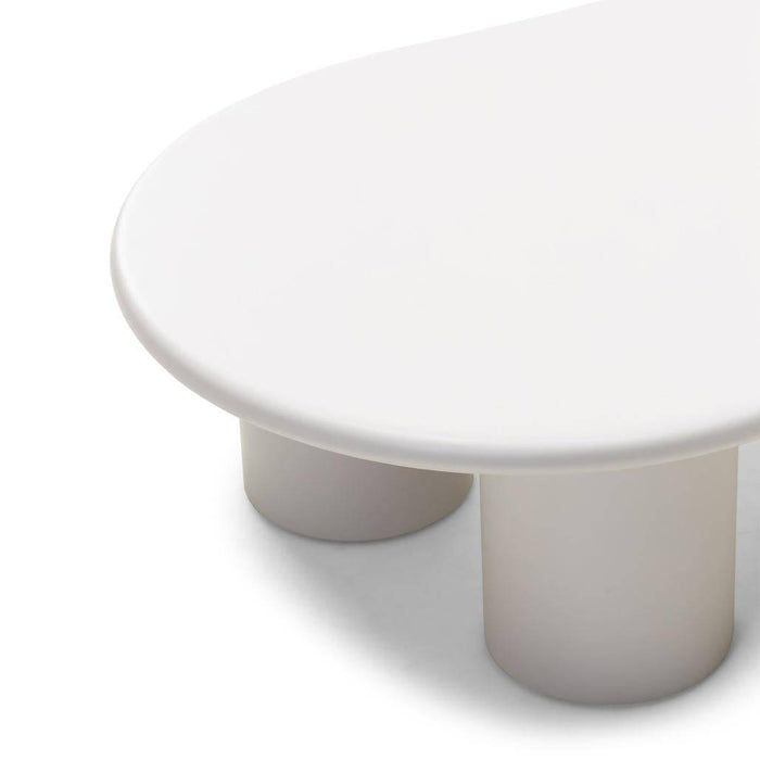 Tavolino NUBE grigio-beige forme arrotondate