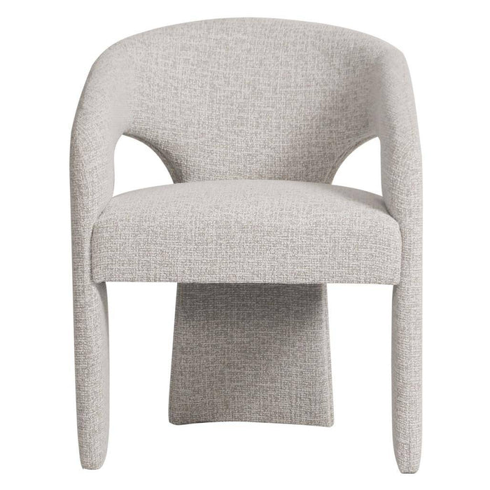 Sedia imbottita NAURINE, beige e crema