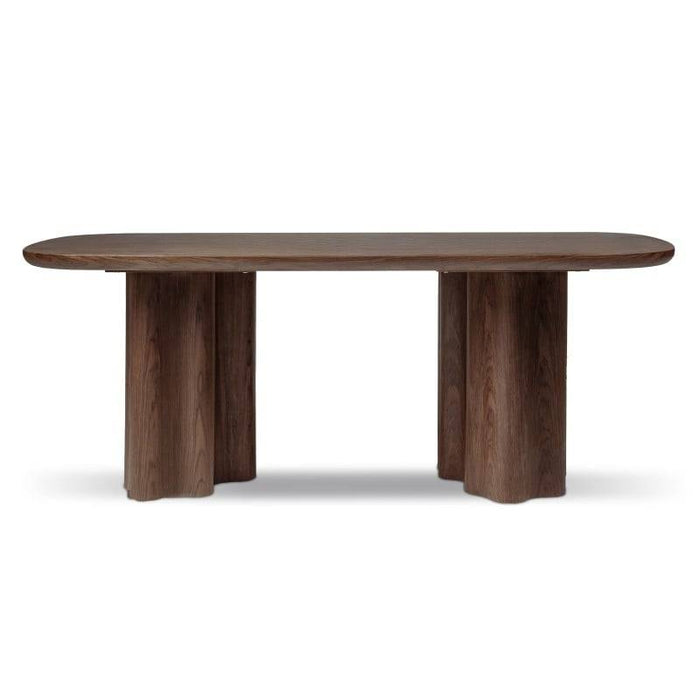 Tavolo da pranzo JAKKO 200x100 cm, noce scuro