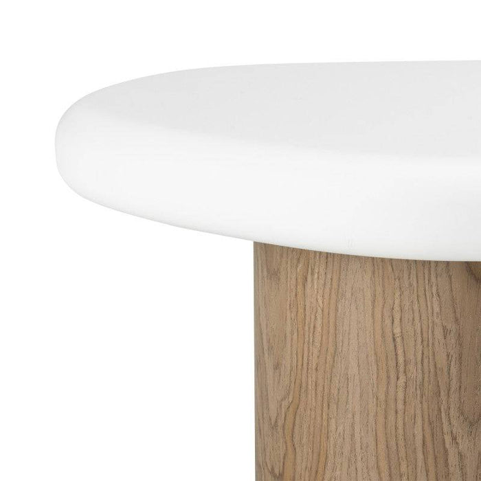 Tavolino OBUO 50 cm Bianco Noce