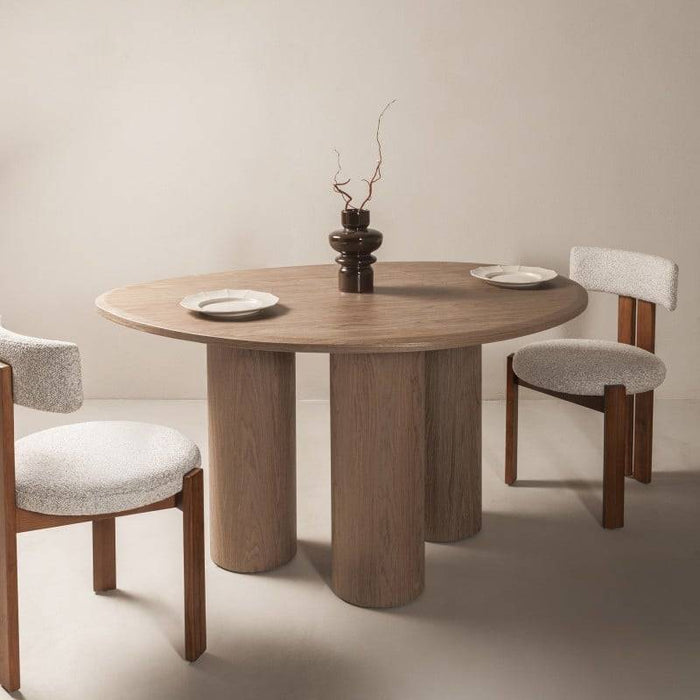VISPI Tavolo da Pranzo 140 cm, Noce
