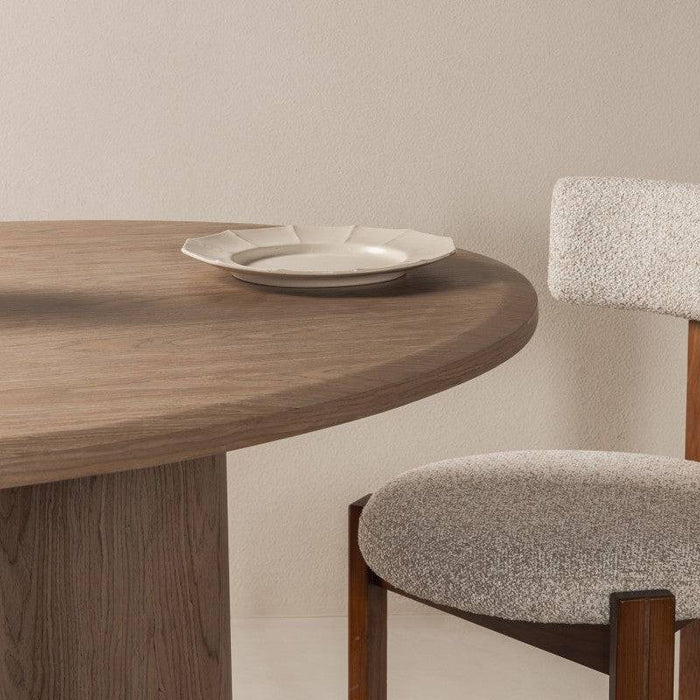 VISPI Tavolo da Pranzo 140 cm, Noce
