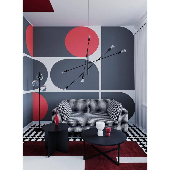 Divano 2 Posti AMBIENT Dark Pepita Nero