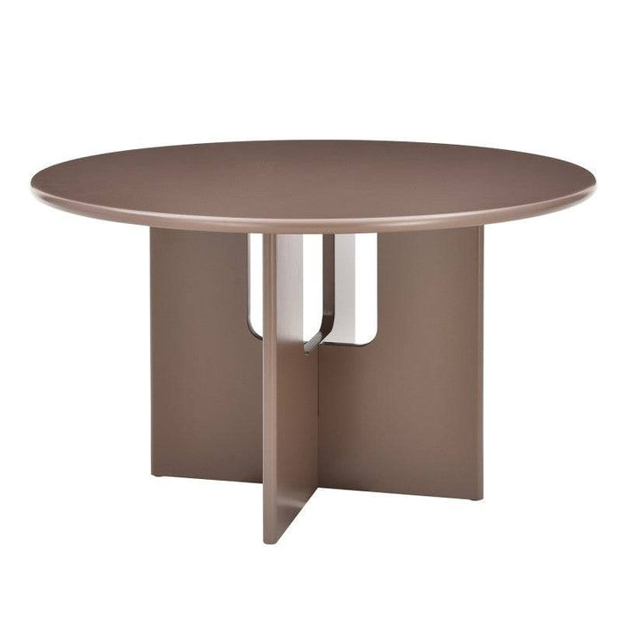 Tavolo da pranzo HOLL, 120 cm rotondo, marrone