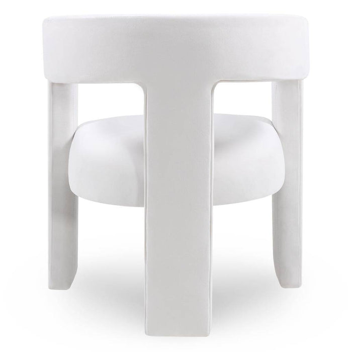 Poltrona Lounge LAUREN VELVET, velluto beige