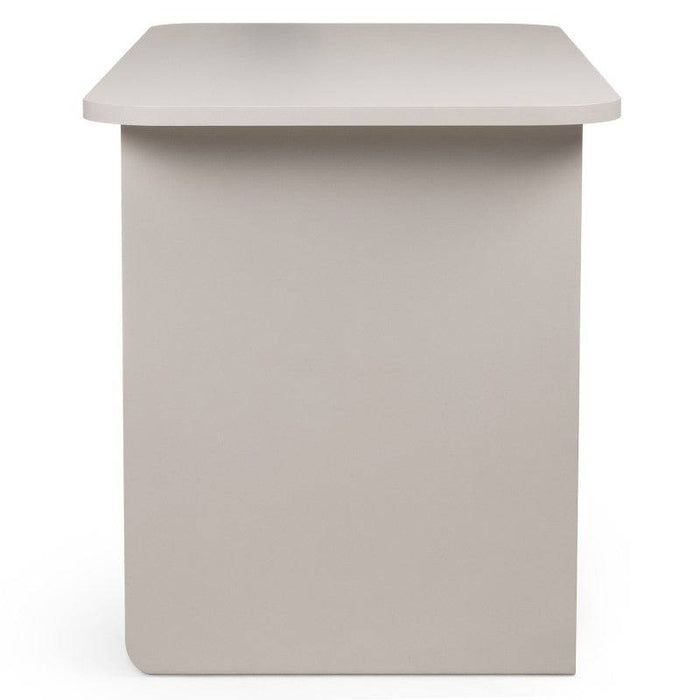 Scrivania ORELIA cashmere con gamba decorativa