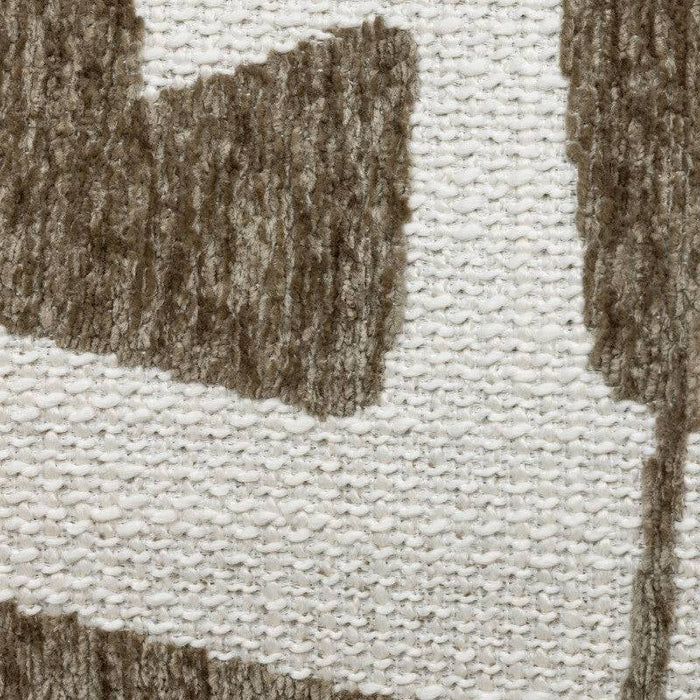 Poltrona ANNABEL, olive-cream/noce, forme arrotondate