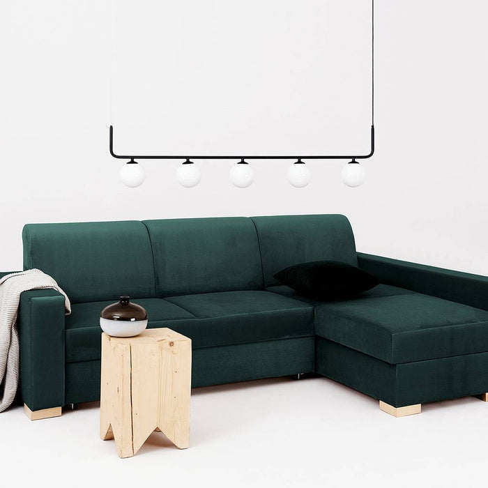 Divano Letto Angolare STABLE R - Avocado