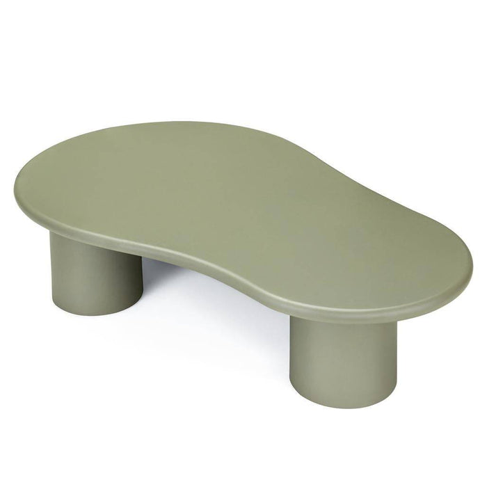 Tavolino da caffè NUBE, verde oliva opaco