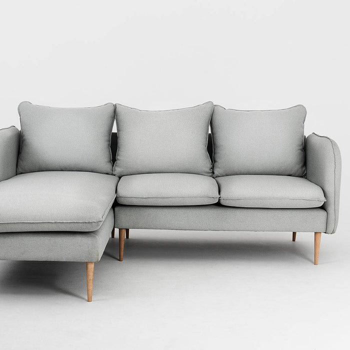 Divano Angolare POSH L WOOD Platino