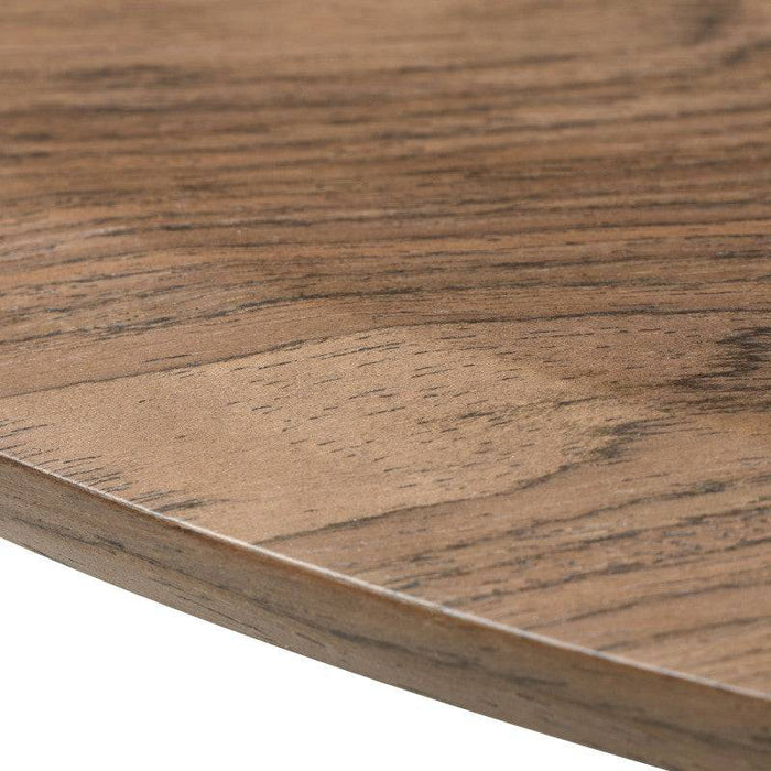 Tavolino da caffè OKUN 80 cm, noce scuro