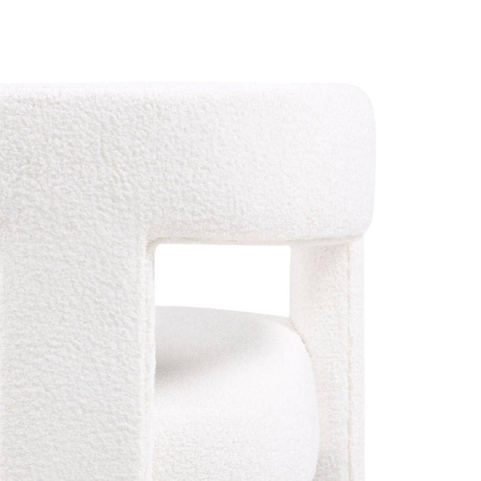 Poltrona Relax LAUREN Crema Bouclé