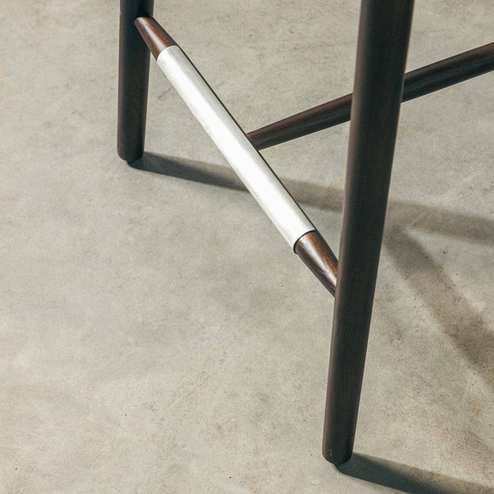 Sgabello da Pranzo JULIETTE Beige/Noce