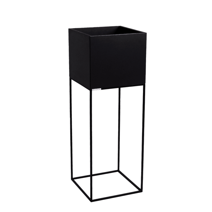 Fioriera PALMUS METAL 100x35x35 - nero