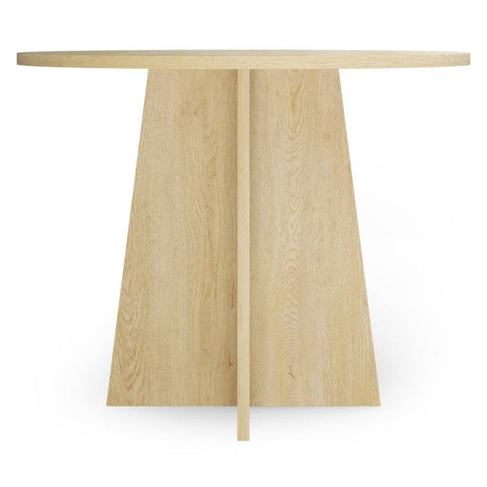 Tavolo da pranzo rotondo CRANE, 100 cm, rovere Cremona Torro