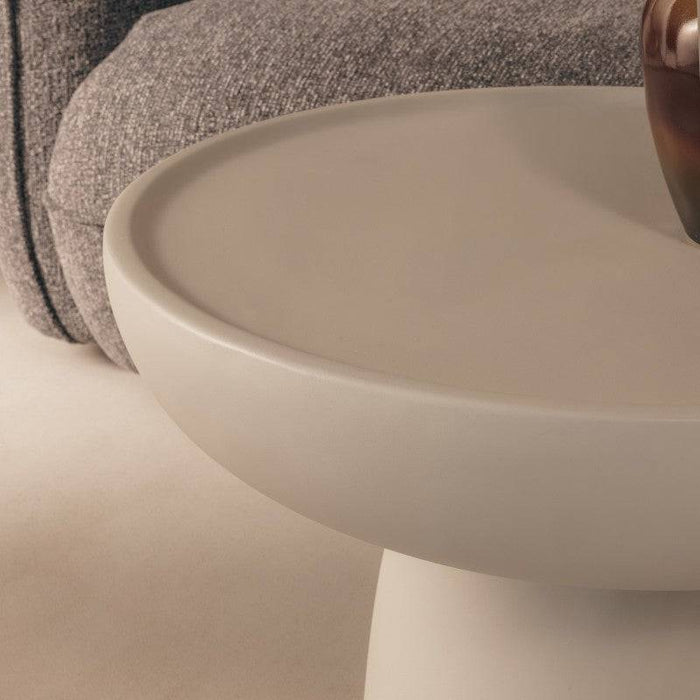 Tavolino LORENSI 60 cm, beige, finitura opaca