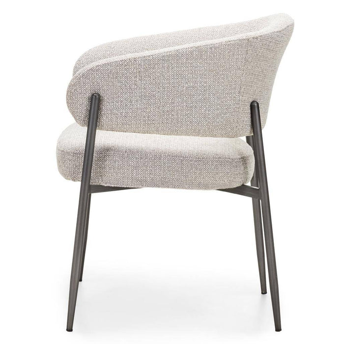Sedia Imbottita UMBRIA, beige/grigio