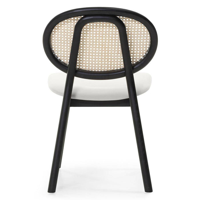 Sedia SUMBA Legno Intrecciato Viennese Nero/Ecru
