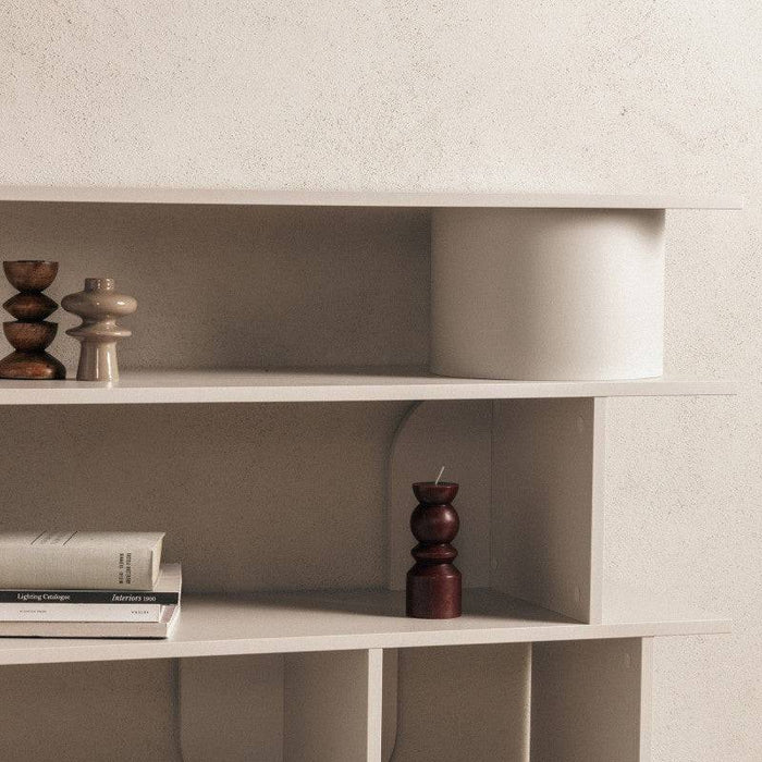 Libreria ANGALIR Cashmere Bassa con Fronti Arrotondati