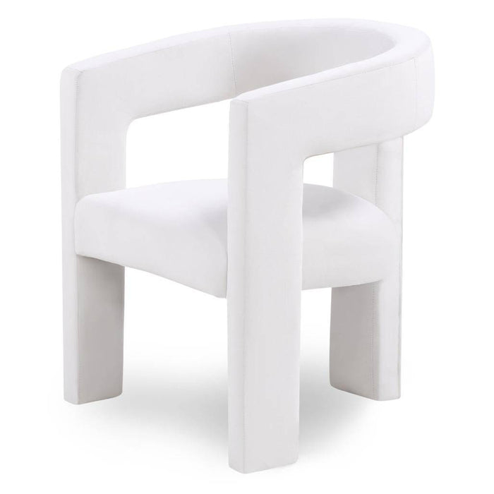 Poltrona Lounge LAUREN VELVET, velluto beige
