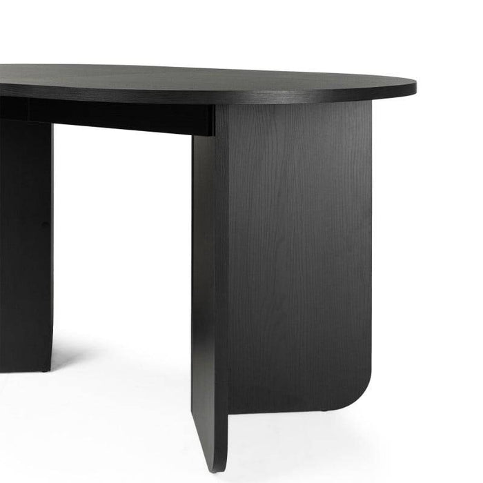 Tavolo MAUT allungabile 140-200 cm, nero struttura legno
