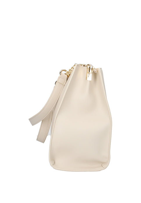 Valentino Bags Borsa A Spalla Hira In Ecopelle Con Chiusura Doppia Cerniera Calamita Tracolla 32x25x14 Cm