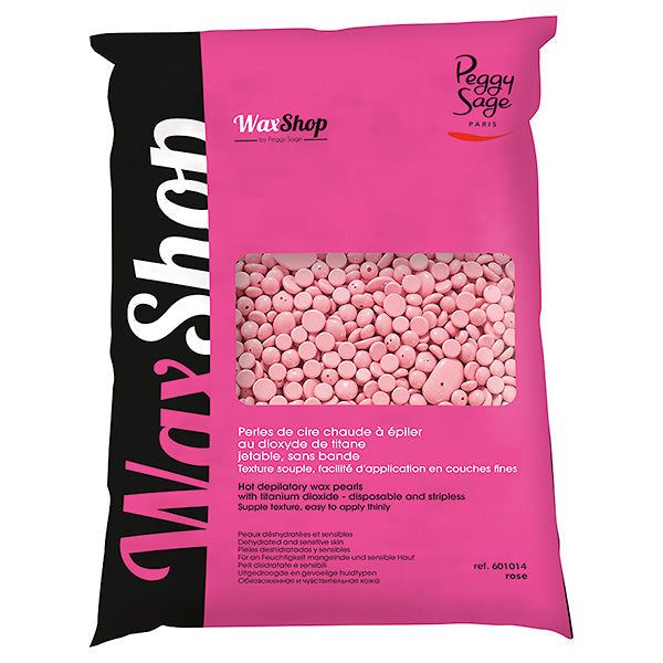 PEGGY SAGE  PERLE DI CERA DEPILATORIA A CALDO 800G ROSE