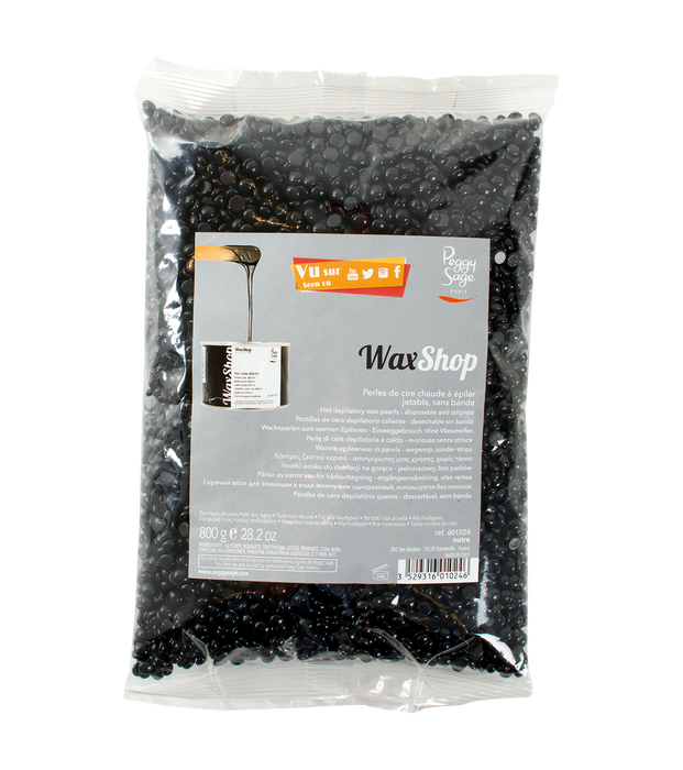 PEGGY SAGE  PERLE DI CERA DEPILATORIA A CALDO 800G - NOIRE EXTRA