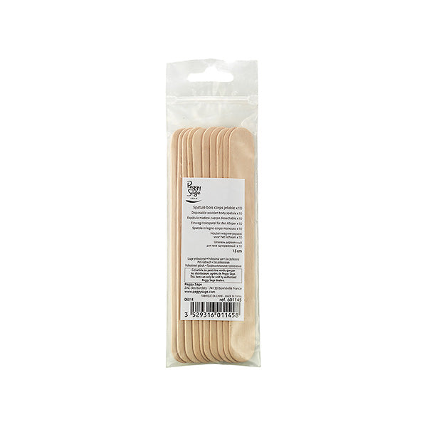 PEGGY SAGE  SPATOLA IN LEGNO CORPO MONOUSO 15 CM X 10