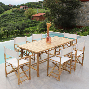 Regista in bamboo marrone, dimensioni 60x44x88 cm, peso 6 kg