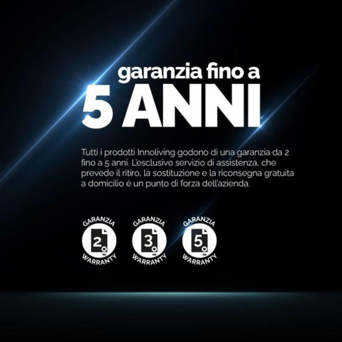 Innoliving HEPA Aspirapolvere per uso generico 2-in-1 INN-651 2 in 1 senza sacco, bianco, 0.8 litri, 240 decibeles