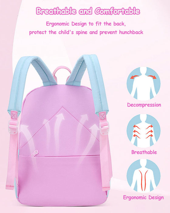 Amythe Zainetto Bambina, Nylon Impermeabile, 30x12x41 cm, 6-10 Anni