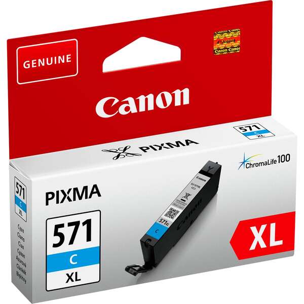 Canon CLI571XL Cyan Cartuccia d'Inchiostro Originale - 0332C001