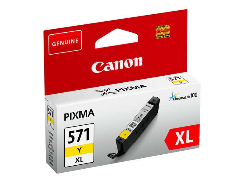 Canon CLI571XL Giallo Cartuccia d'Inchiostro Originale - 0334C001