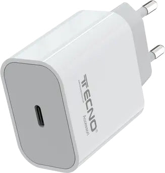 Alimentatore Ricarica Rapida USB-C 20W Bianco