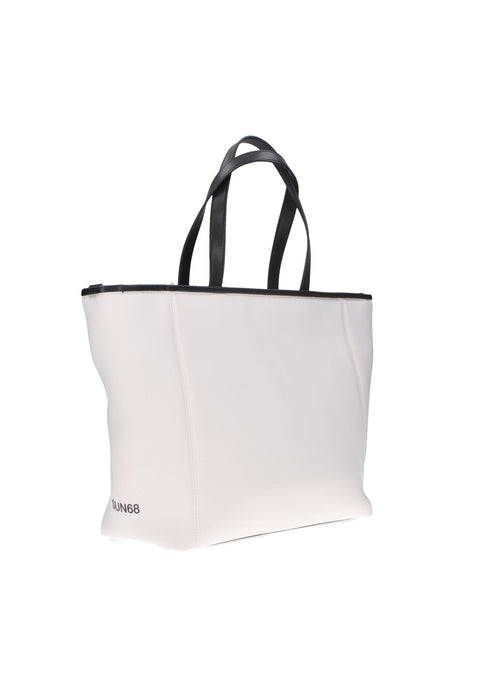 SUN68 Shopping Medium Neoprene Bag Chiusura Con Cerniera Tracolla Logo Frontale Dimensioni 45x28x13 Cm