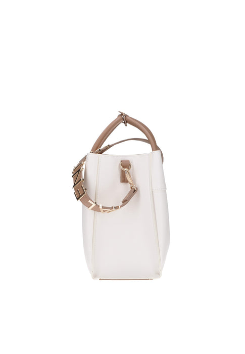 Shopping Alexia In Ecopelle Valentino Bags Chiusura Magnetica E Cerniera Tracolla Con Logo Rimovibile 27x35x14 Cm