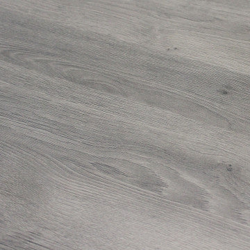 Tavolo allungabile piano melamina effetto legno antracite struttura metallo bianca