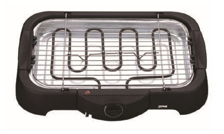 Bistecchiera Grill Elettrica 2000W con Griglia Termostatica