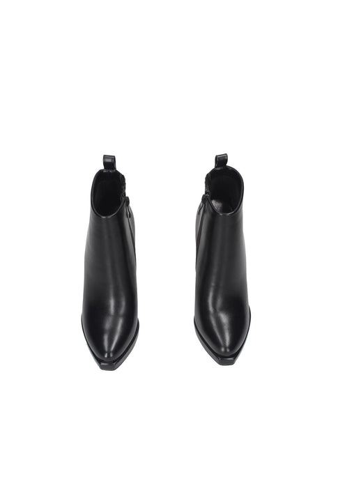 Tronchetto Mood In Ecopelle EXE Con Chiusura Laterale E Sottopiede Imbotto Gomma Tacco Alto 6Cm Plateau 2Cm