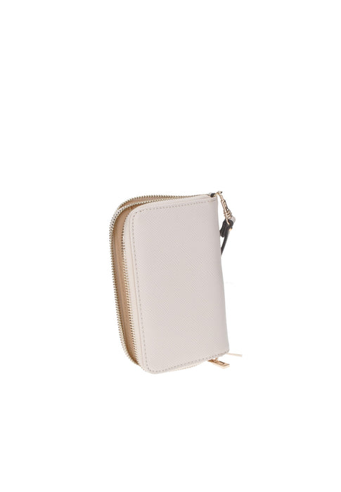 Portafoglio GUESS Laurel In Ecopelle Con Doppia Cerniera Logo Frontale E Lungo Tira Zip 14x9x3 Cm